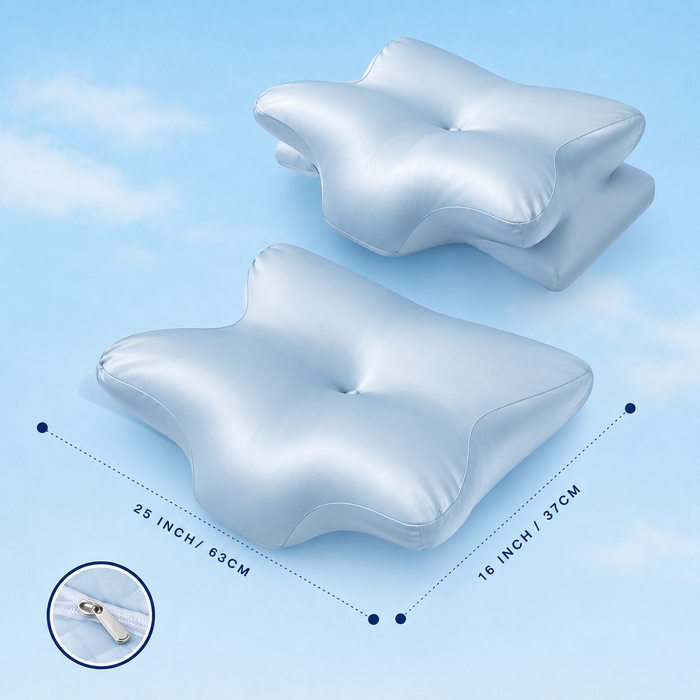 Funda Sedosa para Almohada Cervical | VisConfort™