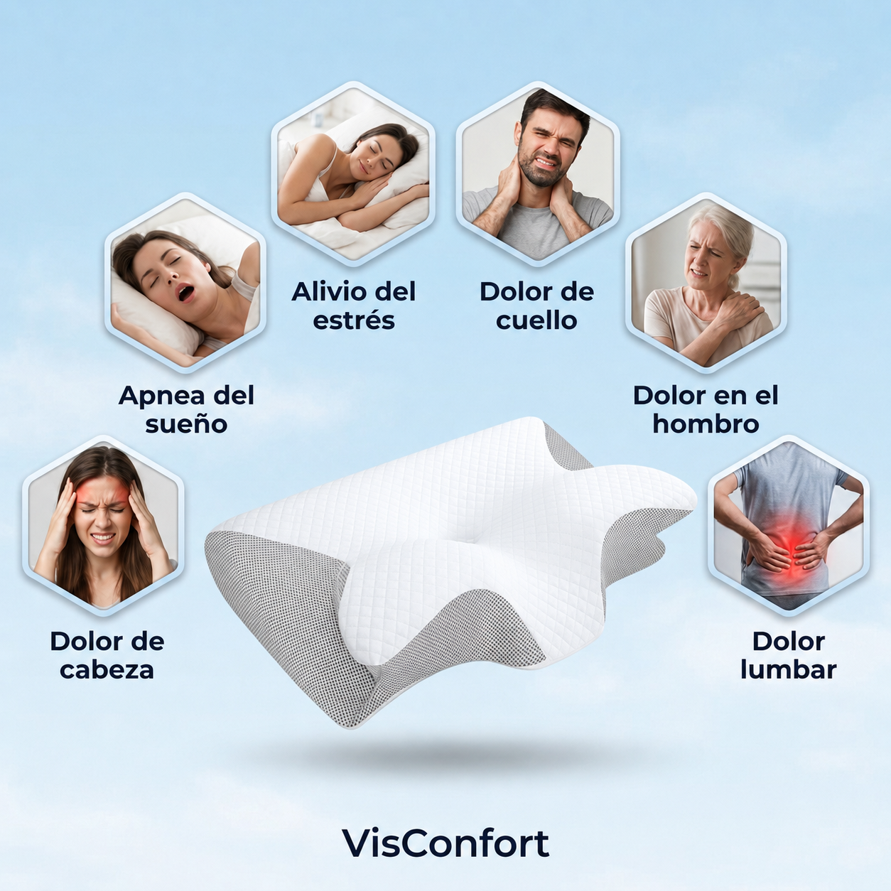 VisConfort™ – Almohada Cervical