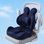 VisConfort™ – Pack Ergonómico Lumbar y Cojín Asiento